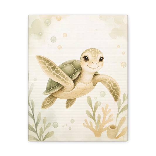 Sea Turtle Canvas Wall Art