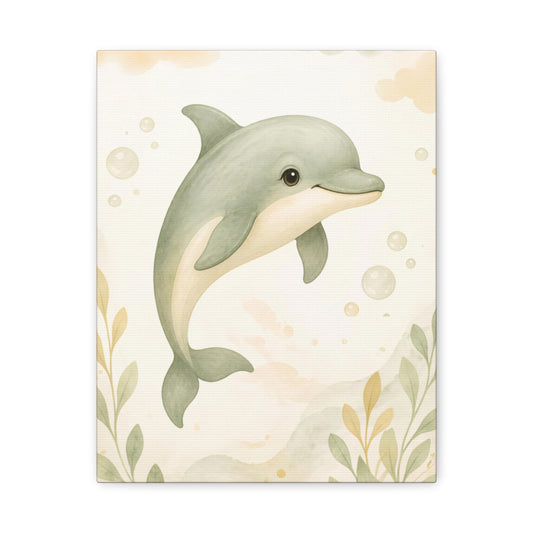 Dolphin Canvas Art Wall Decor
