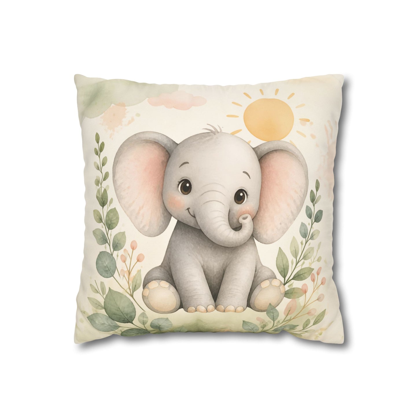 Cute Baby Elephant Pillowcase