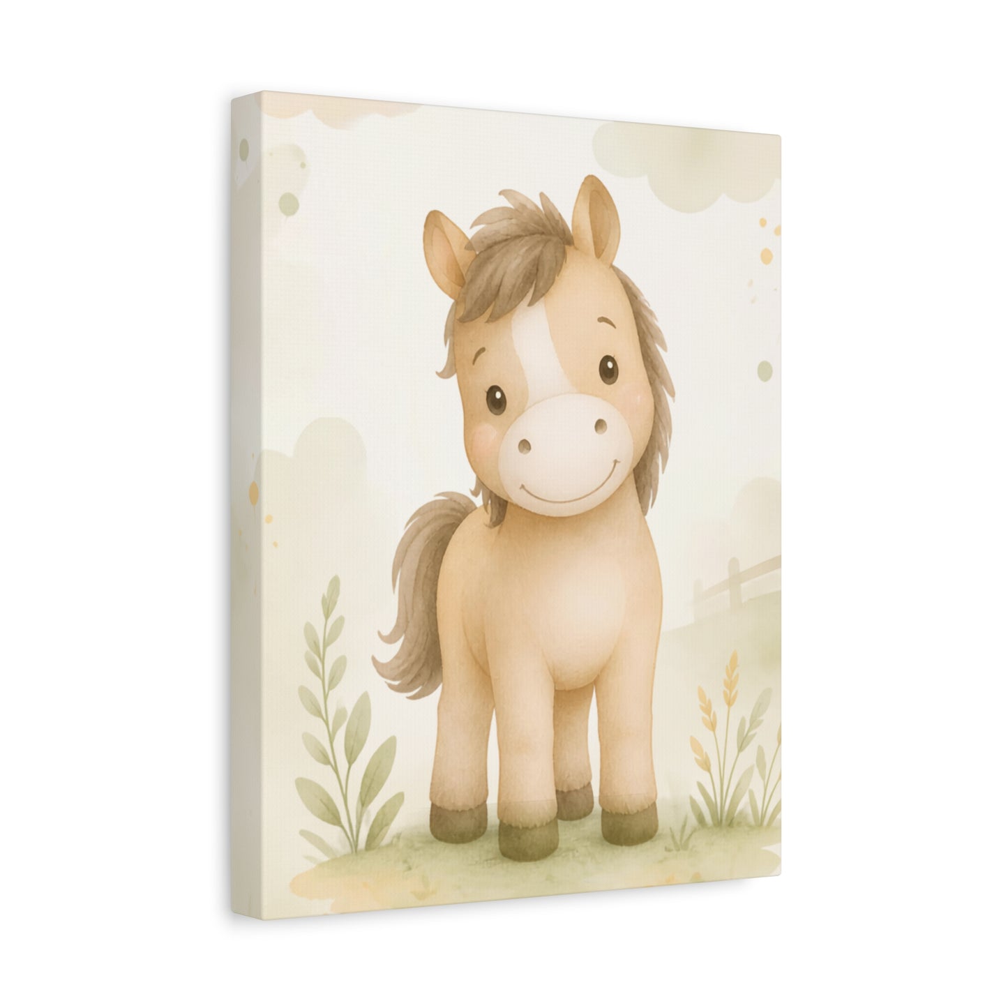Nursery Horse Canvas Wall Art