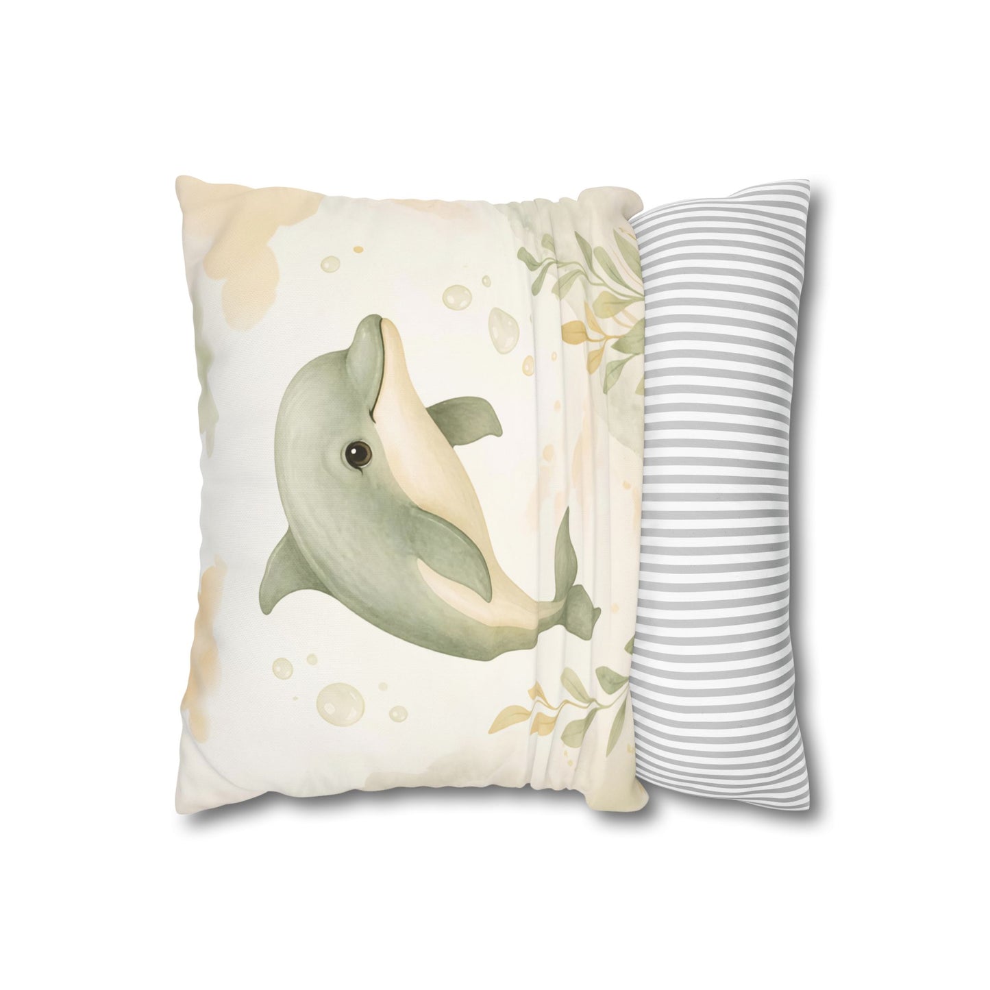 Dolphin Nursery Square Pillowcase