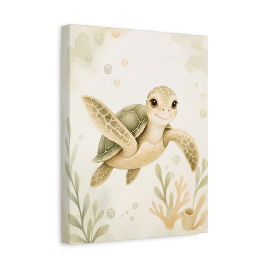 Sea Turtle Canvas Wall Art
