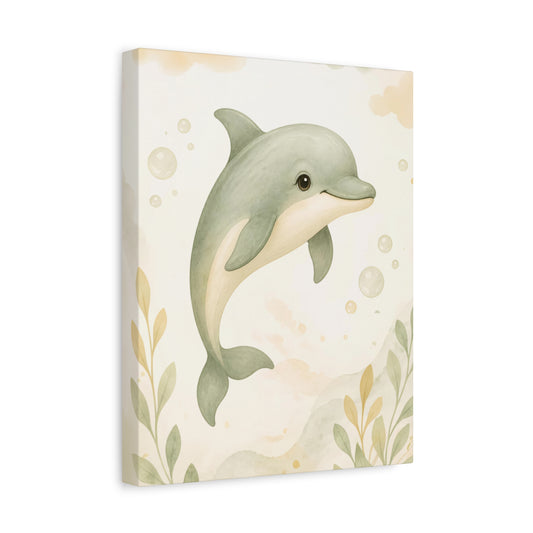 Dolphin Canvas Art Wall Decor