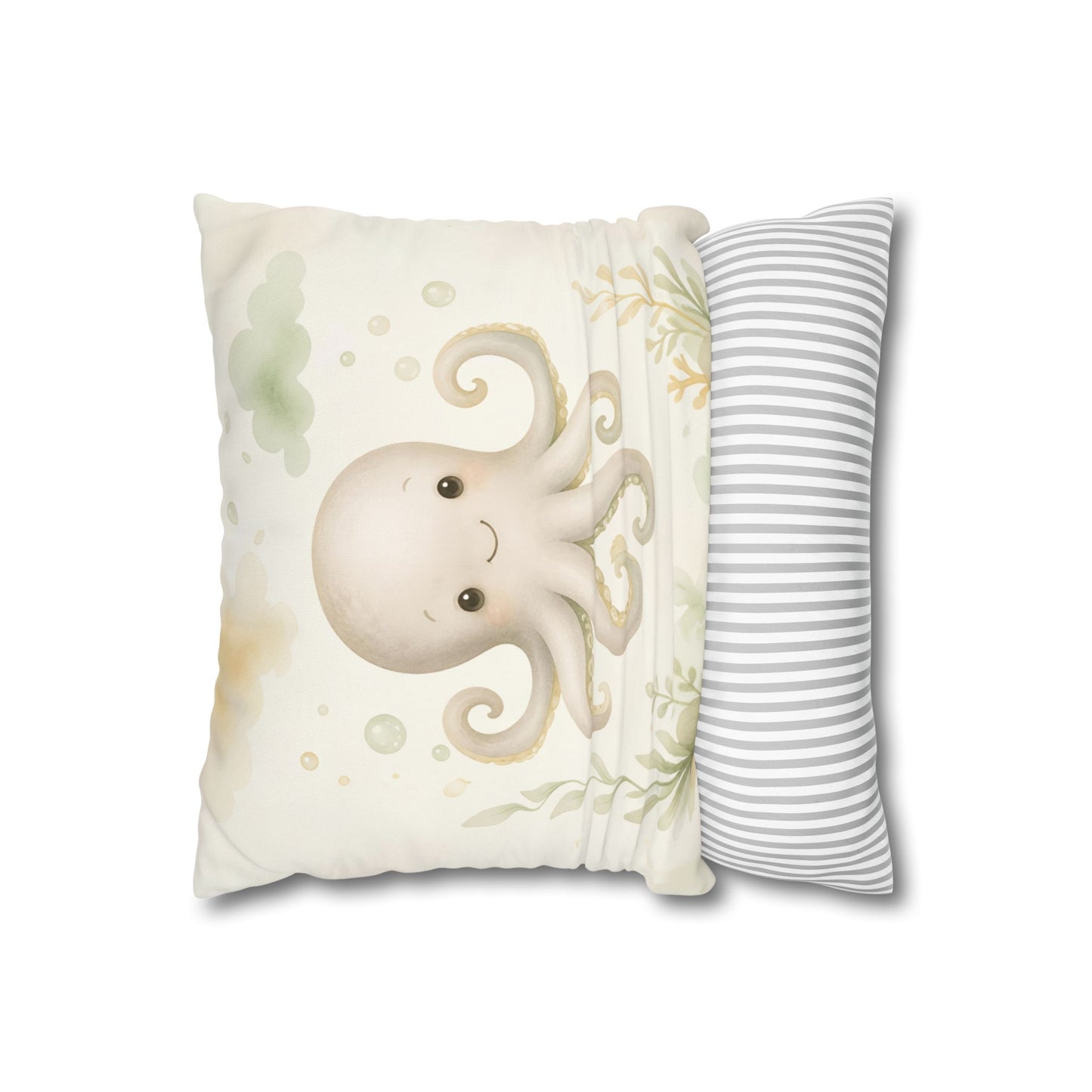 Cute Octopus Square Pillowcase