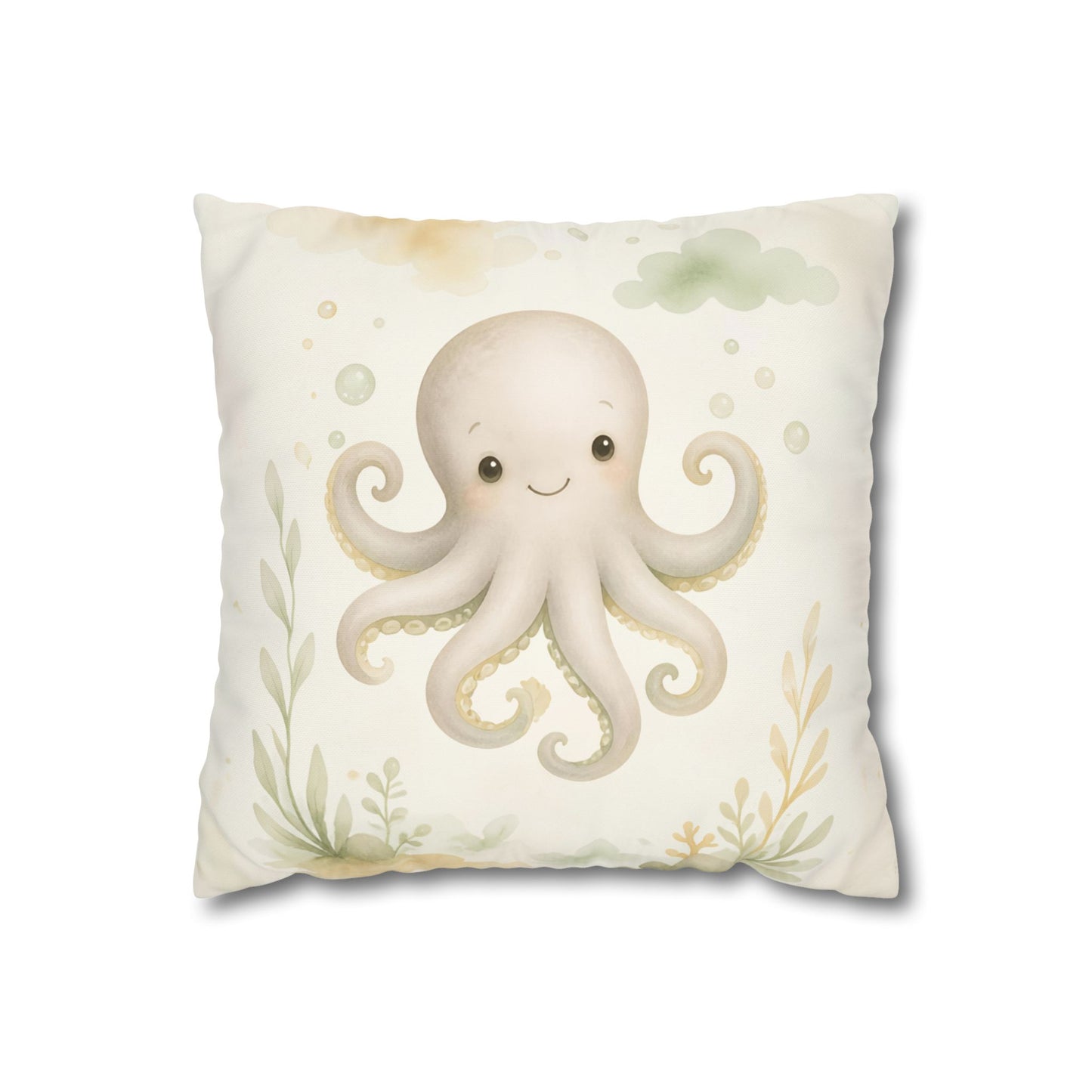 Cute Octopus Square Pillowcase