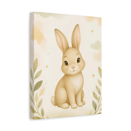 Rabbit Nursery Canvas Wall Art