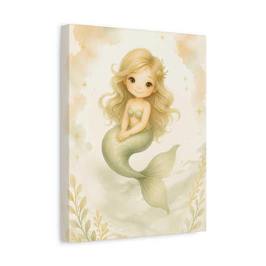 Cute Pastel Mermaid Wall Art