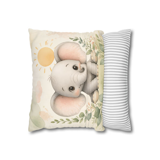 Baby Elephant Nursery Pillowcase