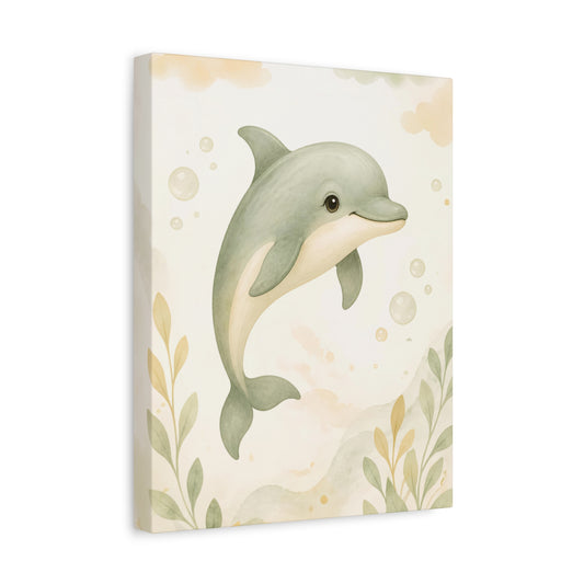 Dolphin Canvas Art Wall Decor