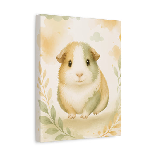 Cute Guinea Pig Canvas Art