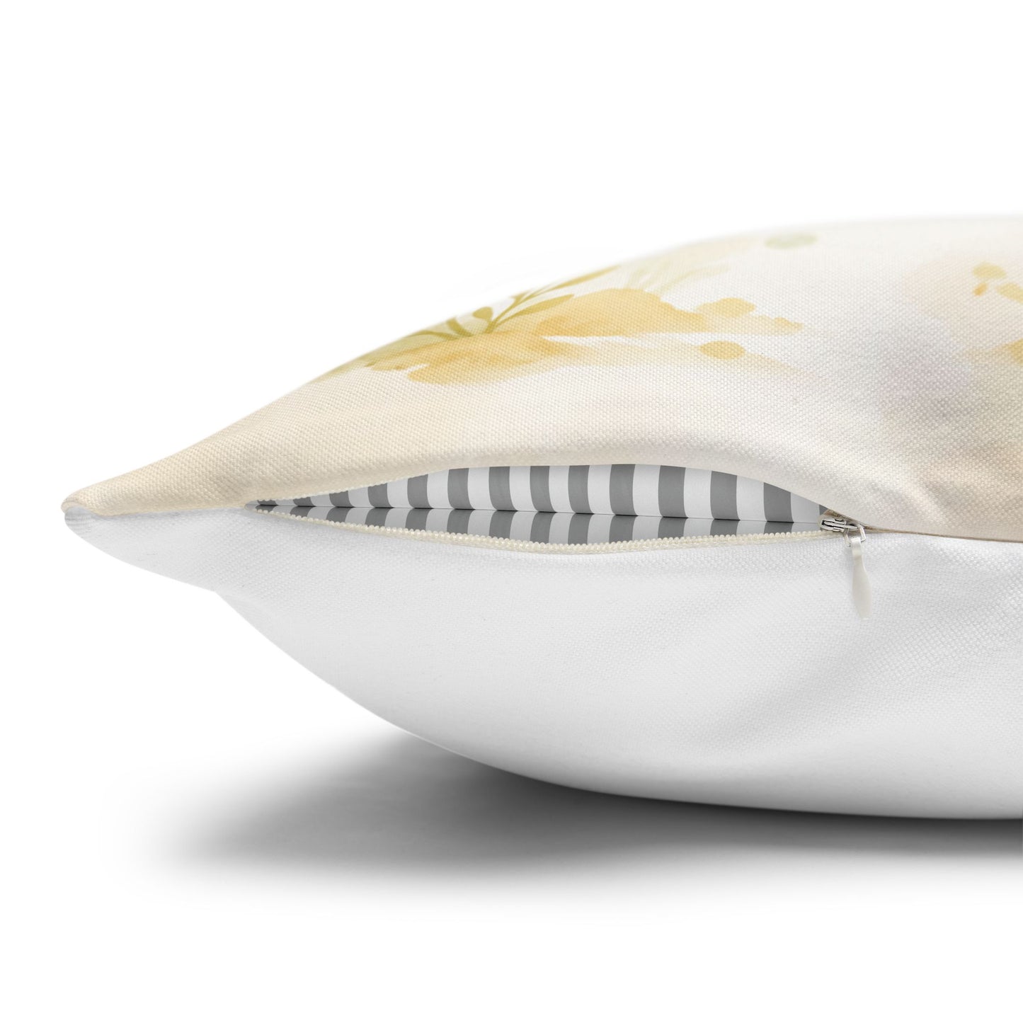 Cute Yellow Fish Throw Pillowcase