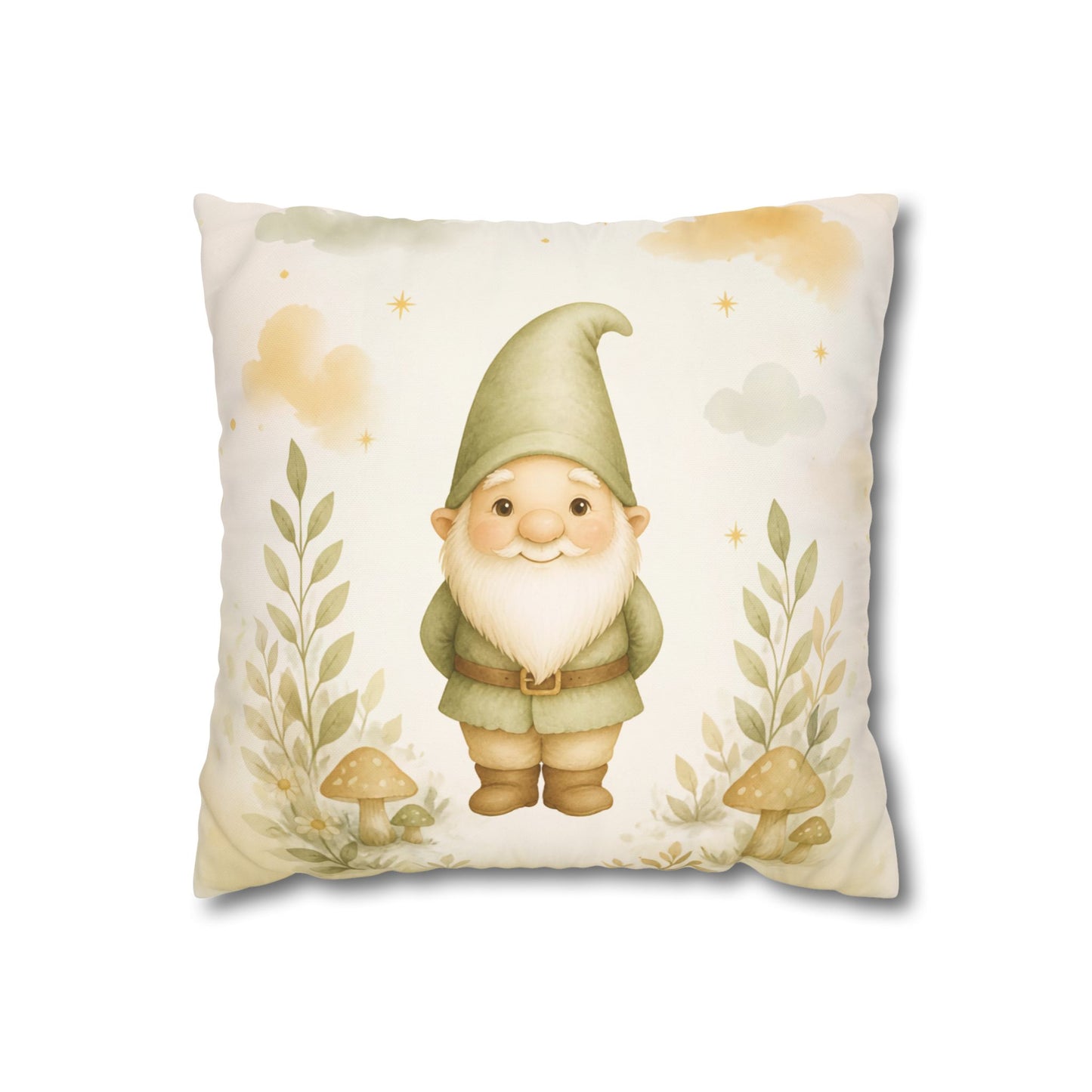 Woodland Gnome Square Pillowcase