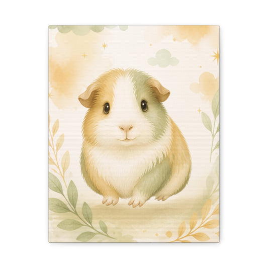 Cute Guinea Pig Canvas Art