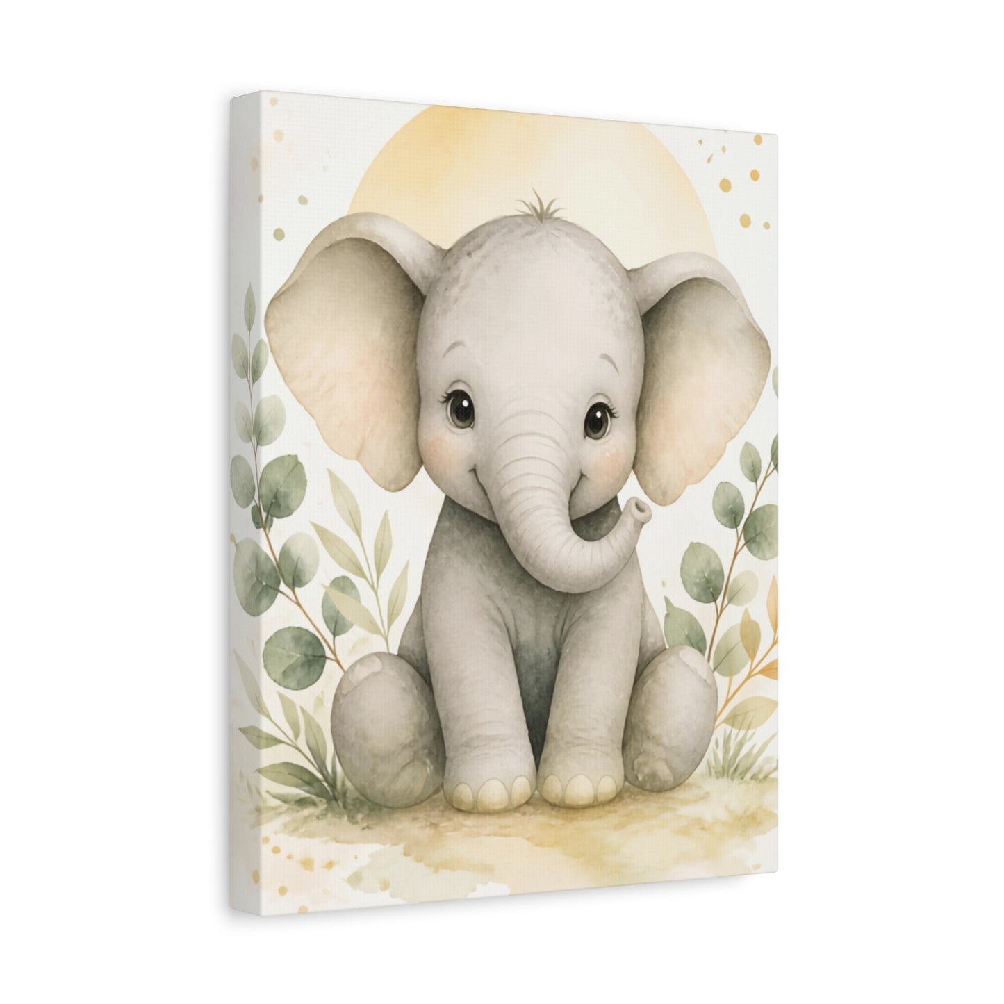 Cute Baby Elephant Wall Art