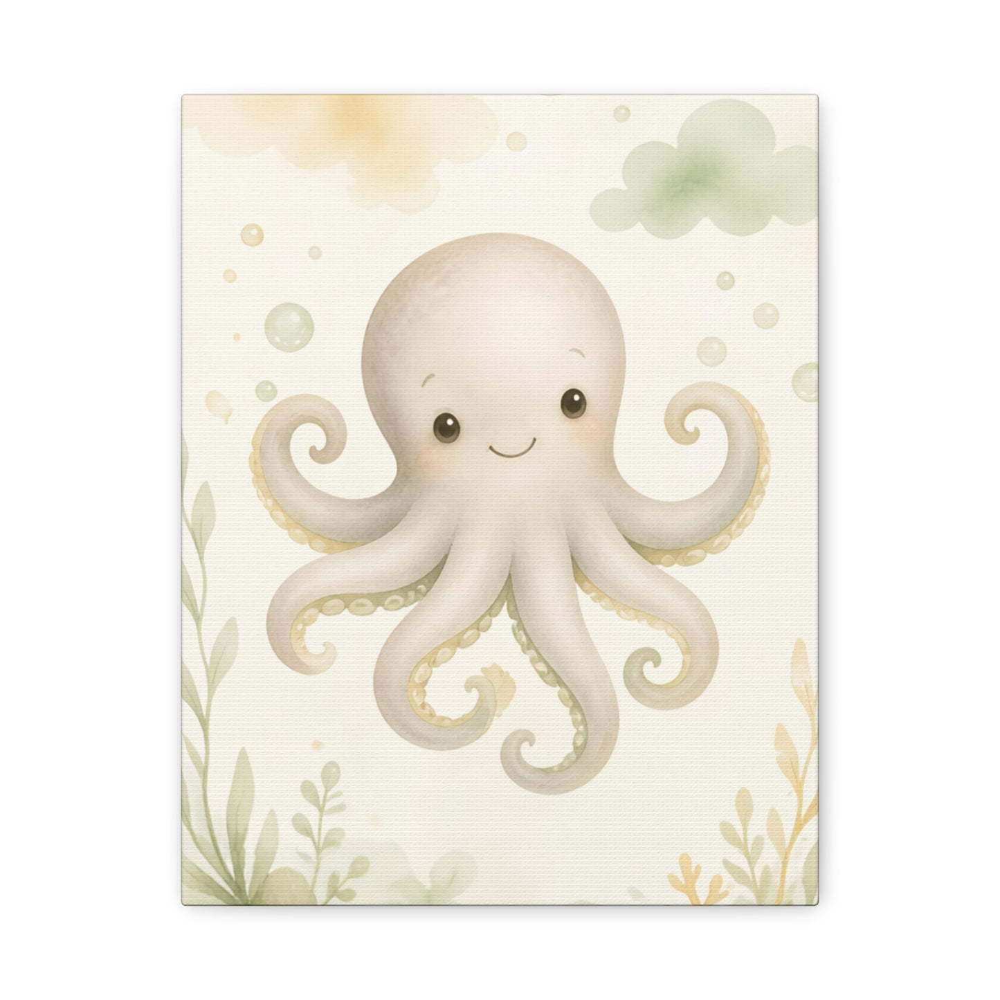 Cute Octopus Canvas Art Wall Decor