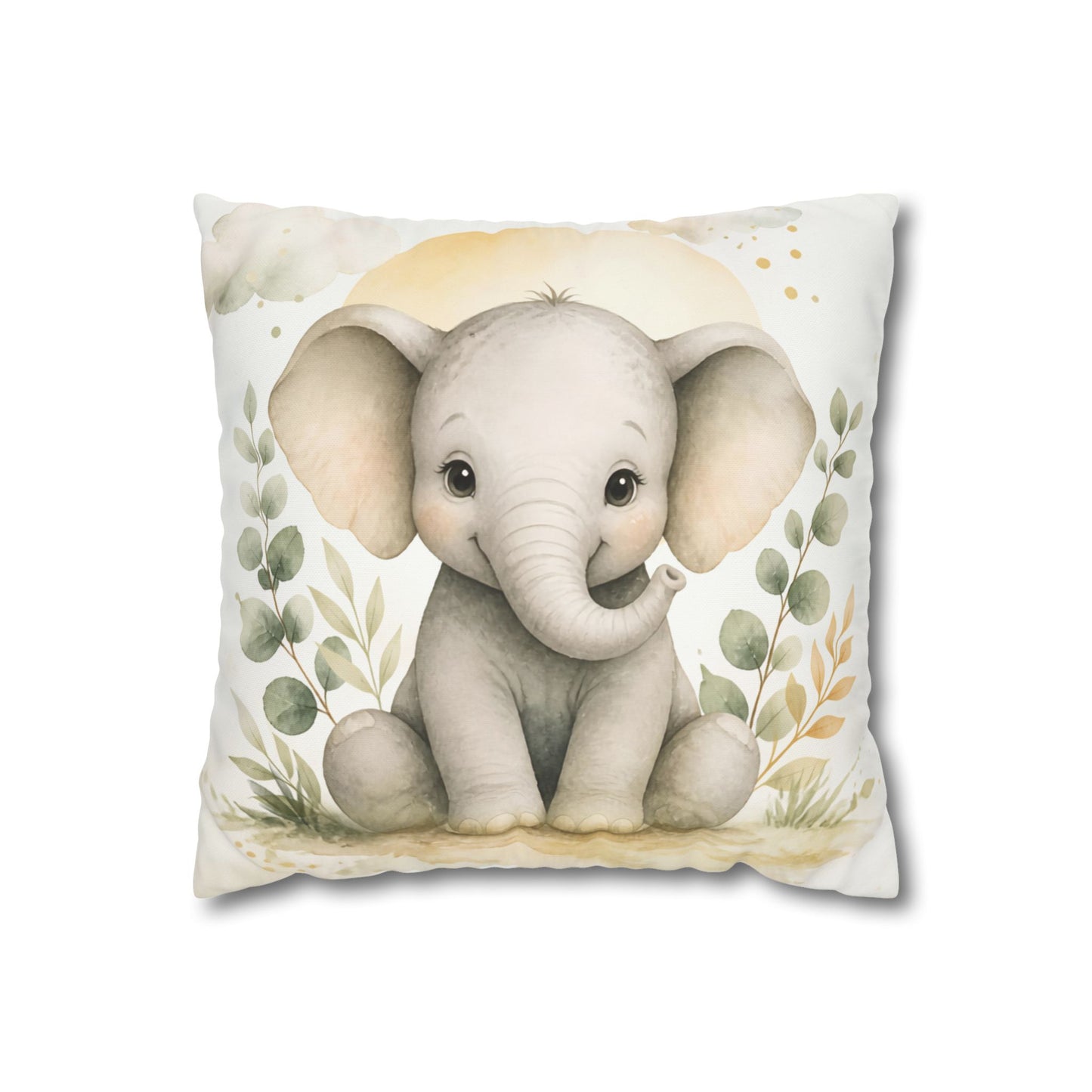 Cute Baby Elephant Pillowcase
