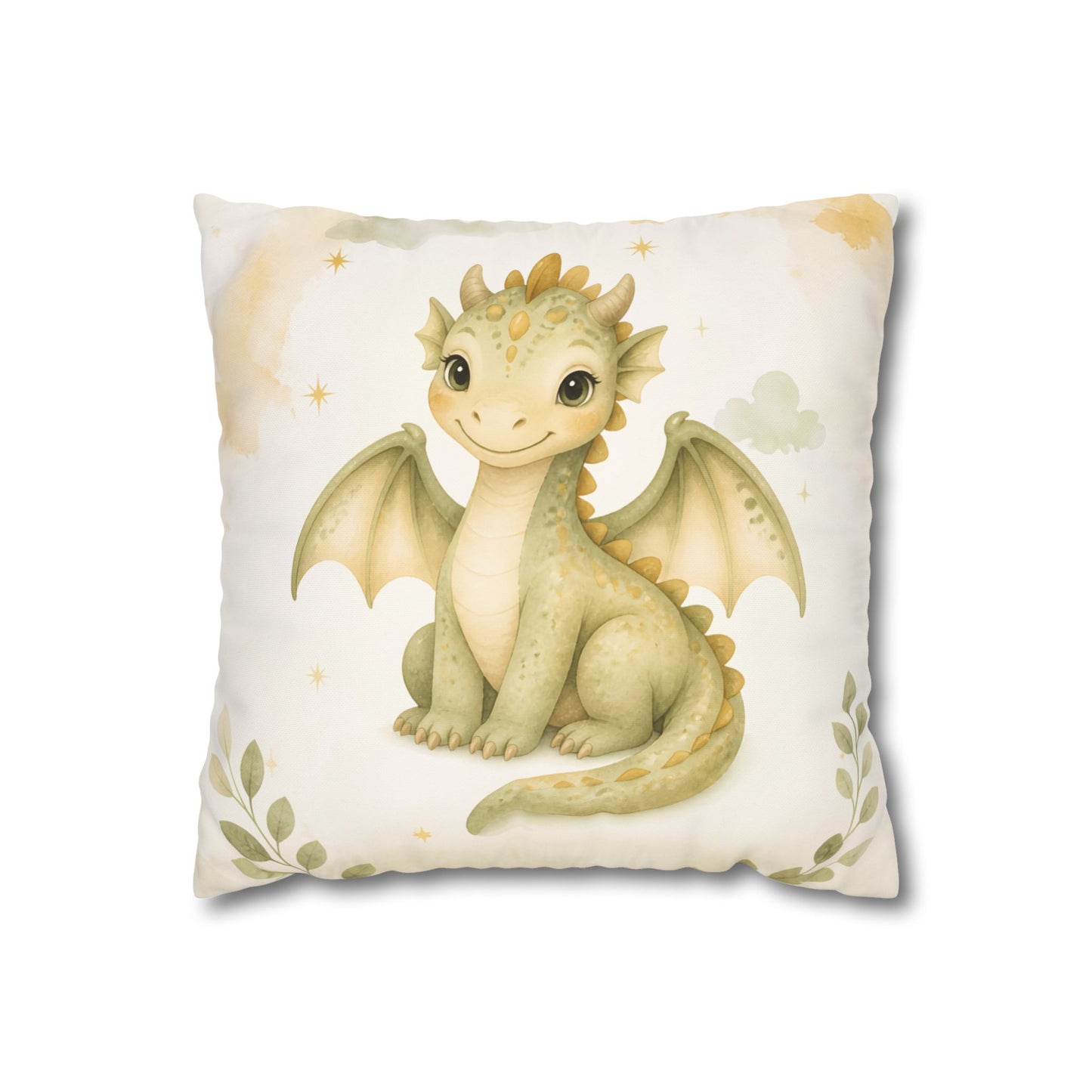 Cute Baby Dragon Nursery Pillowcase