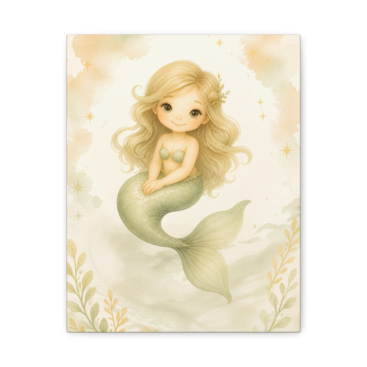 Cute Pastel Mermaid Wall Art