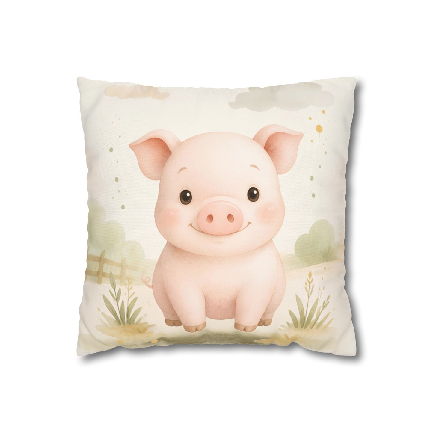 Cute Baby Pig Pillowcase