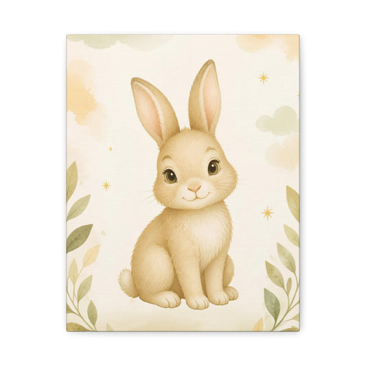 Rabbit Nursery Canvas Wall Art